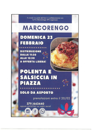 Polenta e salsiccia in piazza